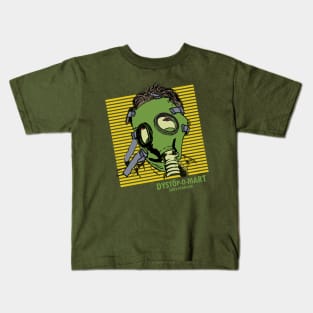 Gas Mask Logo Fashionista, a Dystopomart Accessory Kids T-Shirt